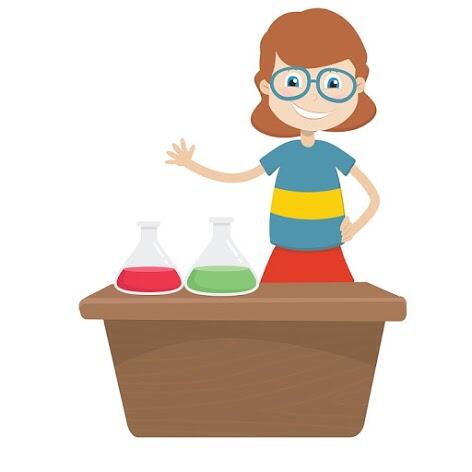 Cartoon Chemistry Teacher